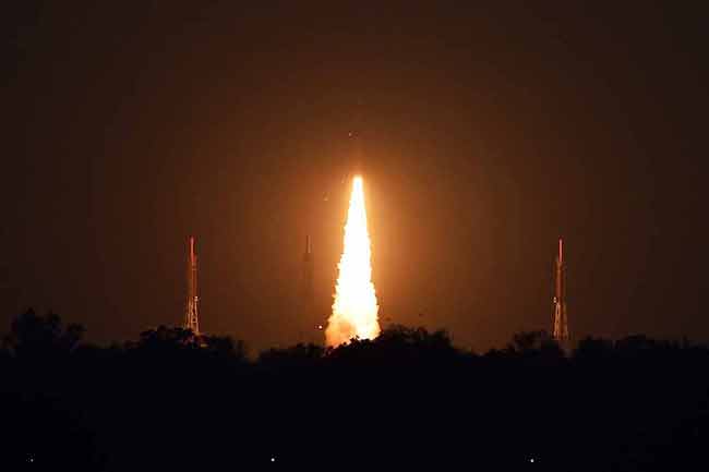 India sends another satellite up