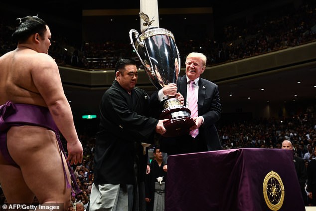 Trump that went to see Sumo