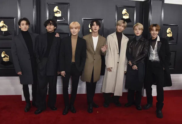 BTS is nominated for a Grammy Award for the first time